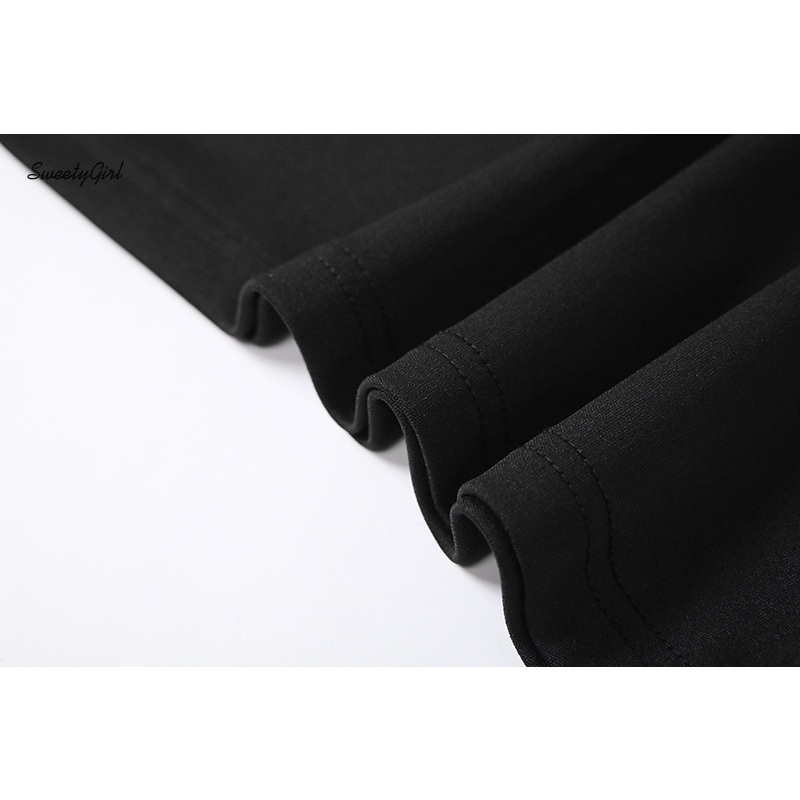 Đầm Mini Sát Nách Màu Trơn Phối Dây Xích Gợi Cảm Cho Nữ