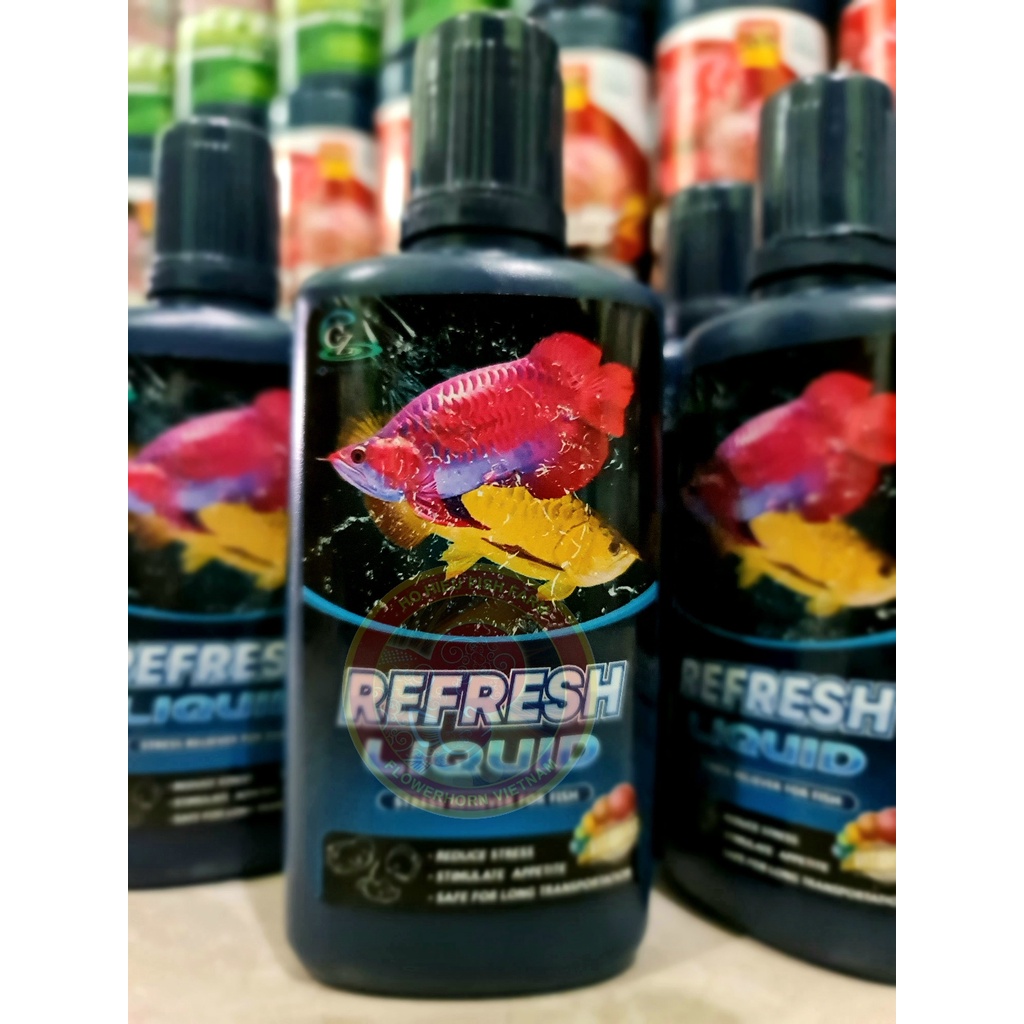 REFRESH CZ35, Vitamin Dưỡng Cá Khi Bệnh Hoặc Vận Chuyển Mệt Cá, Dùng Cho Mọi Loại Cá Cảnh.Hàng Thái Lan