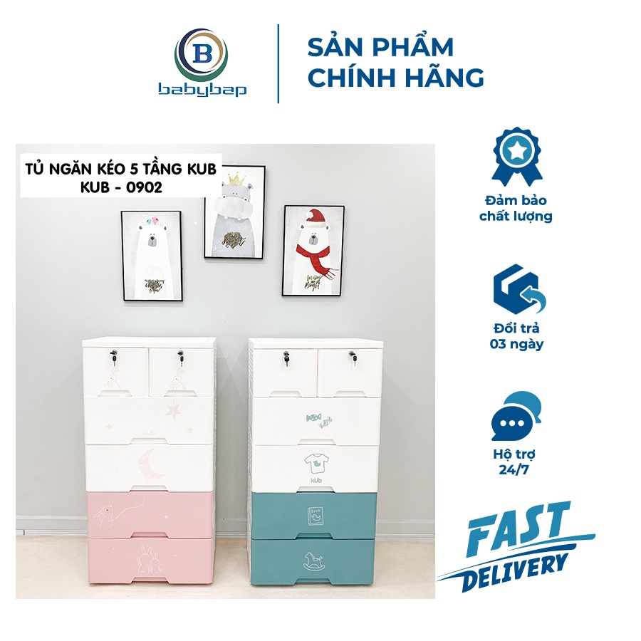 Tủ Ngăn Kéo 5 Tầng Kub Mẫu Mới KUB-0902
