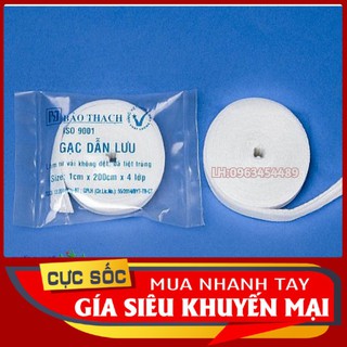 Gạc dẫn lưu các loại (50cuộn/gói)