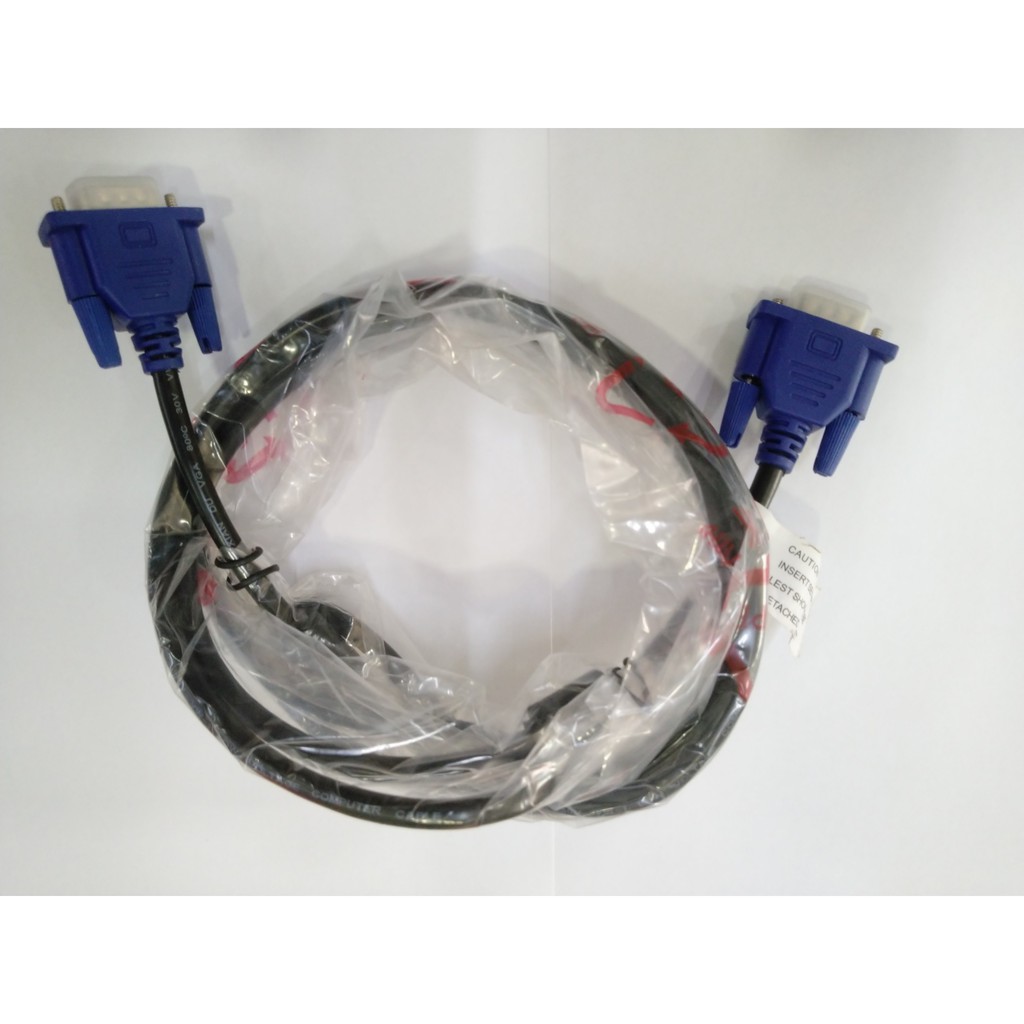 Cáp VGA zin dài 1m5  Dùng cho máy vi tính, đầu thu camera