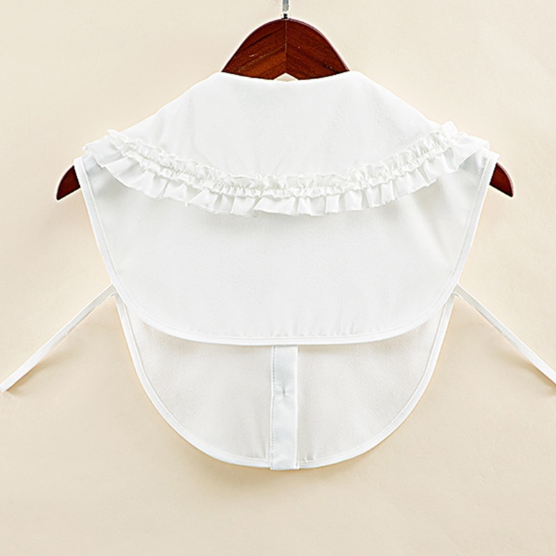 Cổ Áo Rời Phối Bèo Nhún Thời Trang Cho Nữ