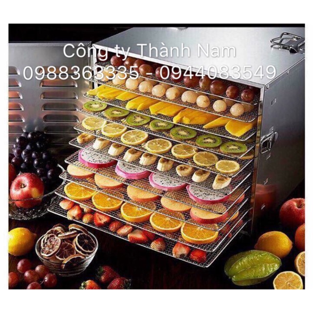 Tủ sấy hoa quả, máy sấy nông sản, máy sấy thực phẩm giữ nguyên màu, máy sấy chuối