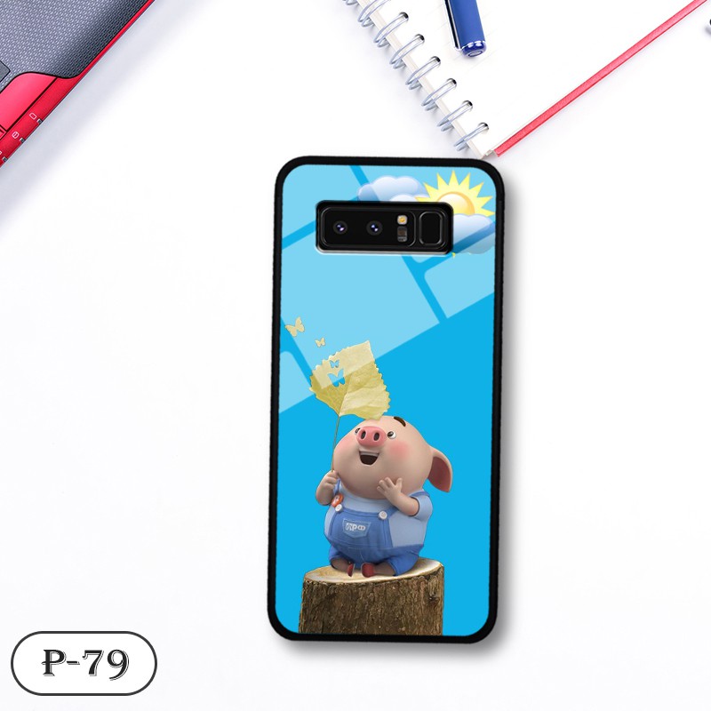 Ốp kính in hình cute SAMSUNG NOTE 8