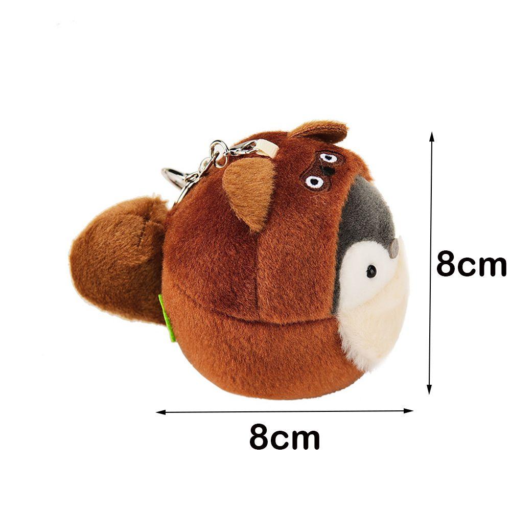 NICKOLAS Móc Treo Chìa Khóa Hình Mèo Nhồi Bông Sáng Tạo Thời Trang