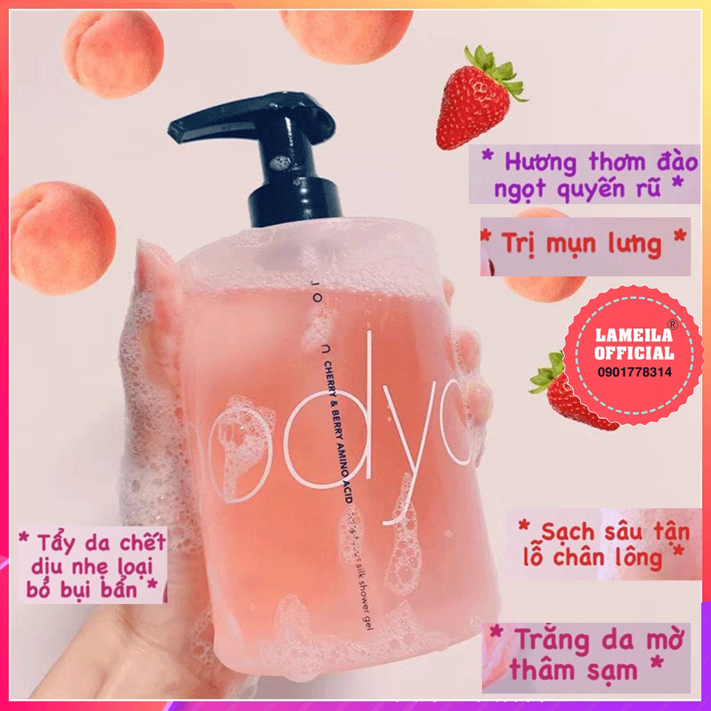 Sữa Tắm Tạo Bọt Trắng Da Tinh Chất Đào BATH BODY CARE P0297