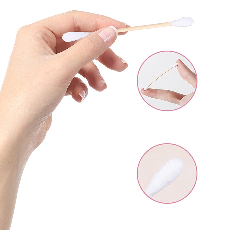 Set 100 Tăm Bông Vệ Sinh Tai Hai Đầu Tiện Dụng