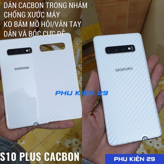 Dán lưng 3D chống xước vân Cacbon - Carbon