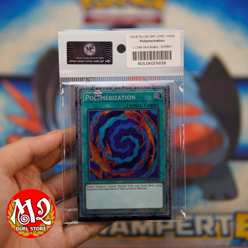 Thẻ bài yugioh Polymerization Dung Hợp - Secret Rare - lá bài Collector Pack của M2 DUEL Store - Bảo quản M2SCCQ-LITE