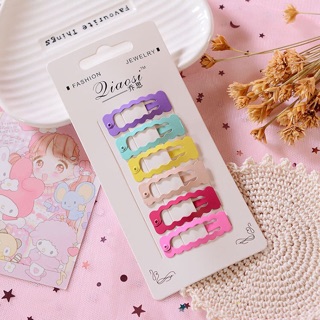 Set kẹp tóc 6c đủ màu
