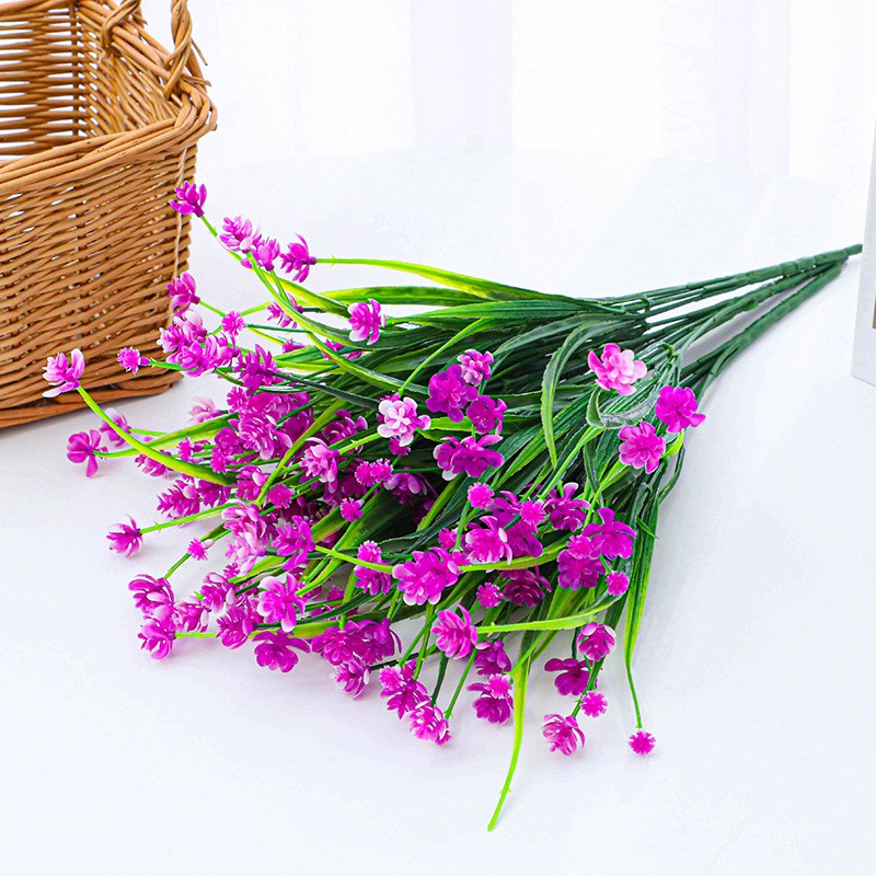 Bó Hoa Gypsophila Nhân Tạo Dùng Cho Trang Trí Tiệc Cưới hoa giả để bàn cao cấp trang trí nhà  hoa trang tri hoa gia chùm hoa giả