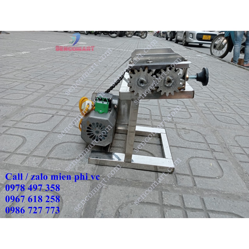 Máy ép mực khô, máy đánh mực khô thành bông cho nhà hàng tại sencomart