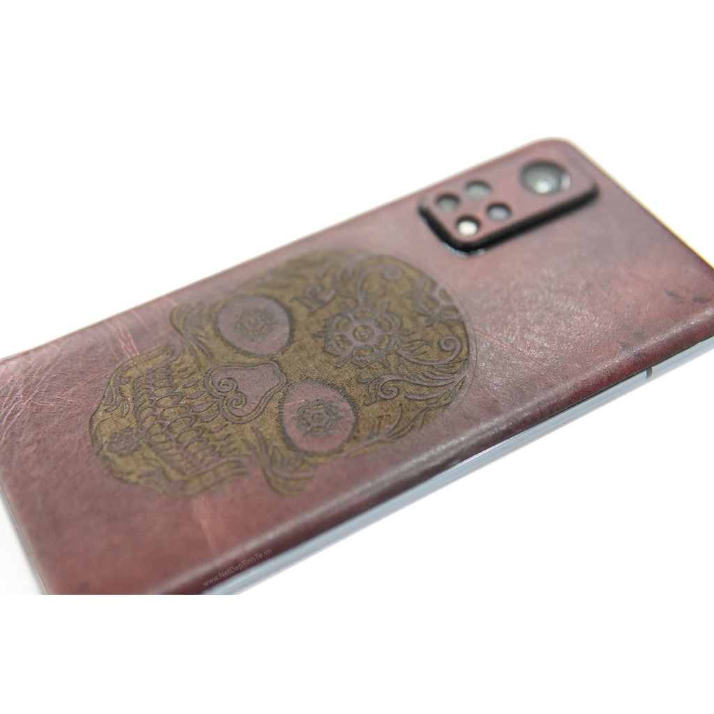 Miếng dán da điện thoai Xiaomi Mi 10T Pro – Da bò thật 100% - chính hãng Nét Đẹp Tinh Tế