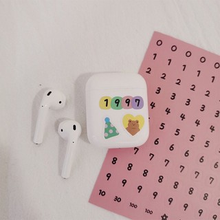 Sticker chữ số trang trí sổ vở DIY
