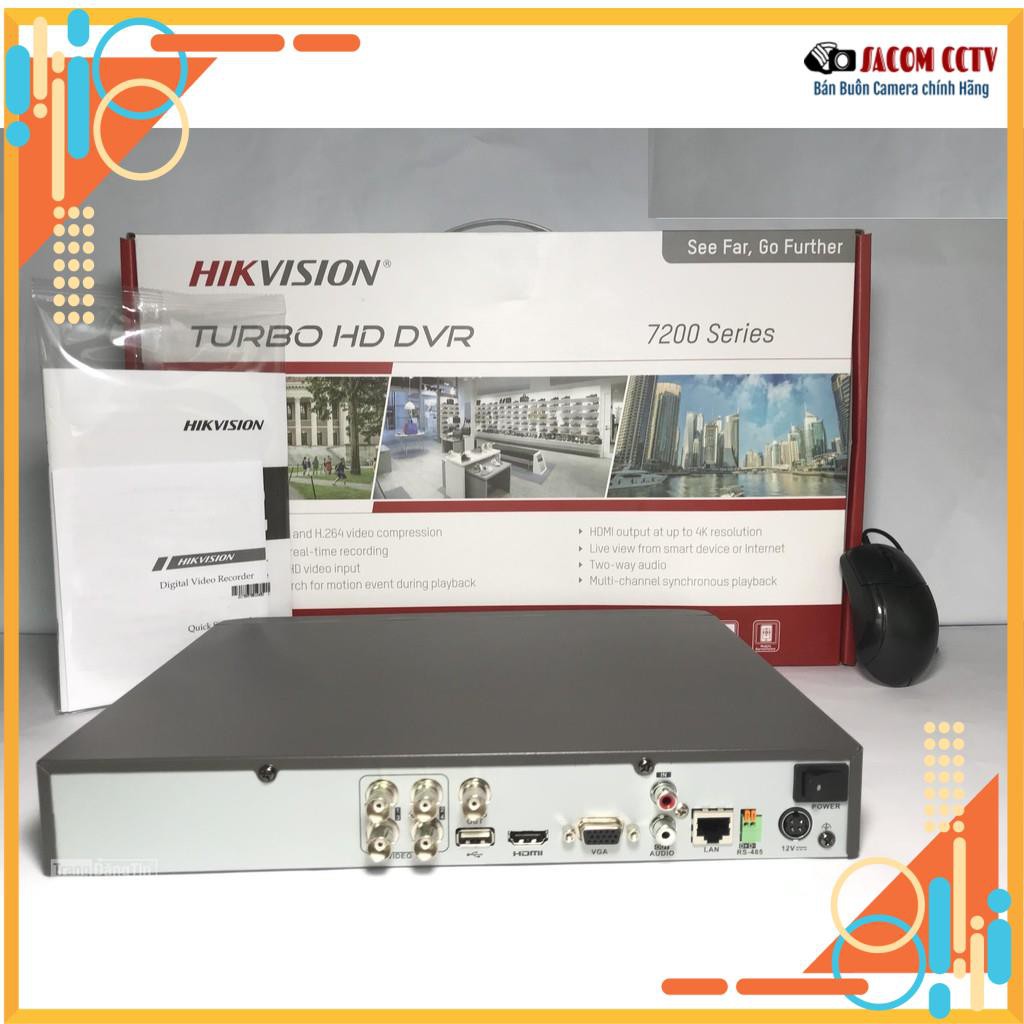 {Tích Hợp Mic}Trọn bộ 4 Camera 5Mp Hikvision Chính hãng tích hợp mic ghi âm, đầy đủ phụ kiện | BigBuy360 - bigbuy360.vn