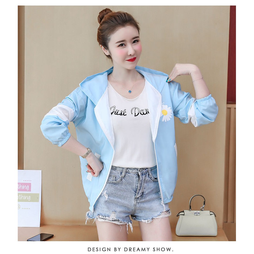 ÁO GIÓ NỮ IN HOA CÚC CAO CẤP RẺ NHẤT, CHỐNG GIÓ, CHỐNG NƯỚC, MẪU MỚI, HOT TREND NHIỀU MÀU TRẺ-ĐẸP | BigBuy360 - bigbuy360.vn