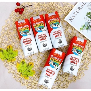 Sữa nước nguyên kem horizon organic hộp 236ml