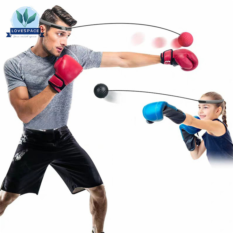 Bóng tập boxing thể thao luyện tốc độ phản xạ với băng đô điều chỉnh được