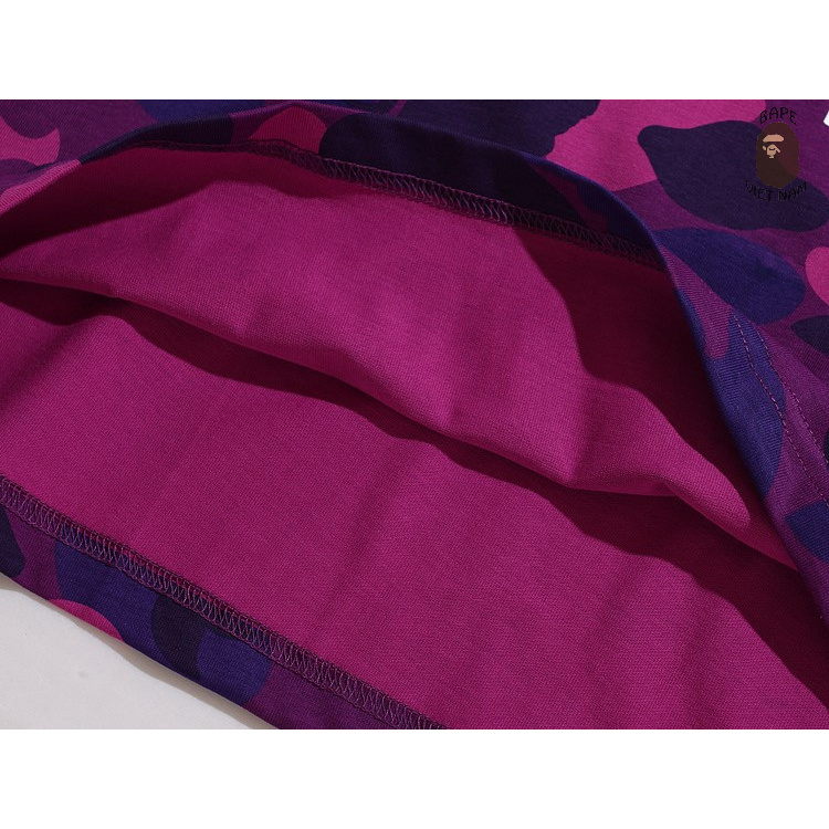 Tee A Bathing Ape Logo, Áo thun Bape chất Cotton 5 màu Camo Red, Violet, Green, Blue Bape Việt Nam