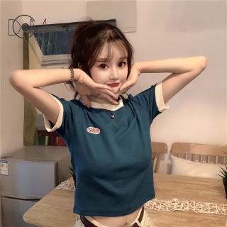 Áo thun polo tay ngắn kiểu dáng trẻ trung năng động cho nữ
