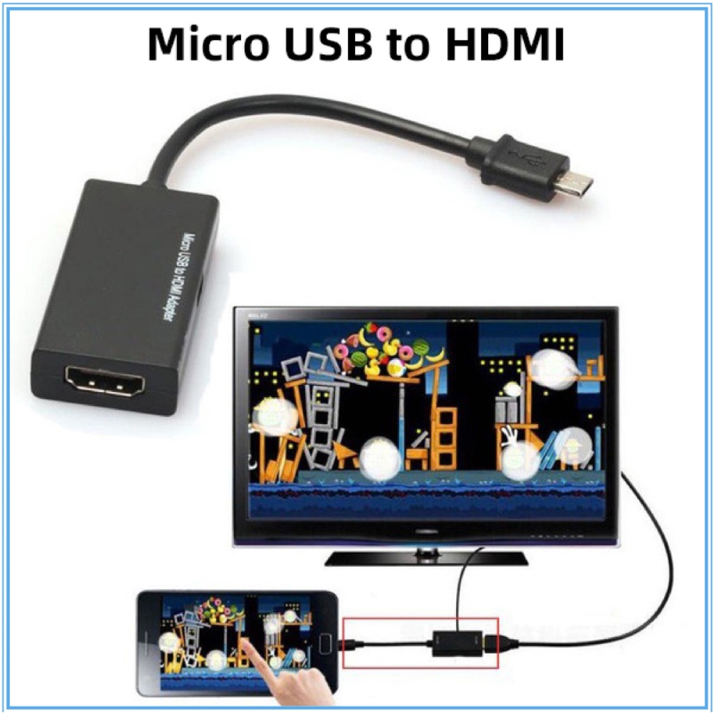 Dây Cáp Chuyển Đổi Đầu Micro Usb Sang Hdmi