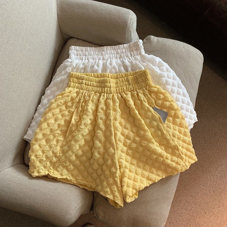 JSC Quần Short Lưng Thun Đính Kim Cương Giả Thời Trang Mùa Hè Cho Nữ