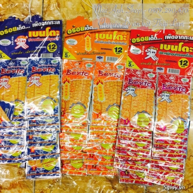 Mực Bento Thái Lan dây 13 gói x 5gram - đủ 5 màu | BigBuy360 - bigbuy360.vn