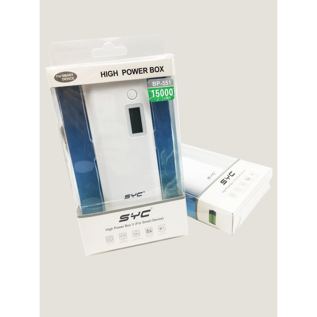 SẠC DỰ PHÒNG SYC BP 511 15.000mAh CAO CẤP + TẶNG KÈM 01 LOA MINI B2S10 BLUETOOTH | CAM KẾT CHÍNH HÃNG | WebRaoVat - webraovat.net.vn