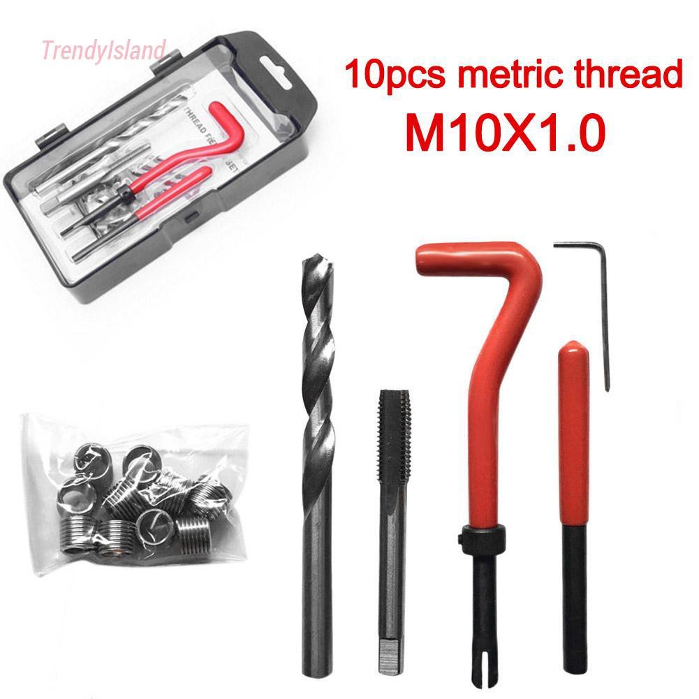 Bộ 15 Đầu Bọc Ren Xoắn M10X1.0 / 1.25 / 1.5 W / 10