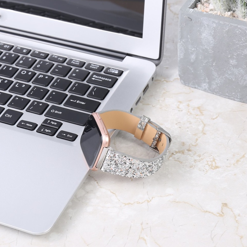 Dây Đeo Mềm Chống Thấm Nước Cho Đồng Hồ Thông Minh Fitbit Versa 2 Versa Lite Versa