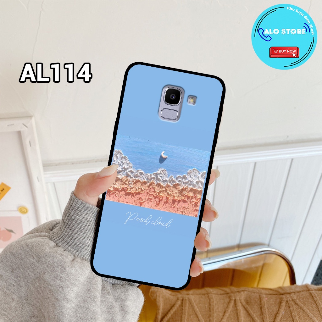Ốp điện thoại SAMSUNG J6/ J6 PLUS - Ốp lưng Samsung in hình hoa vintage nữ tính,dễ thương