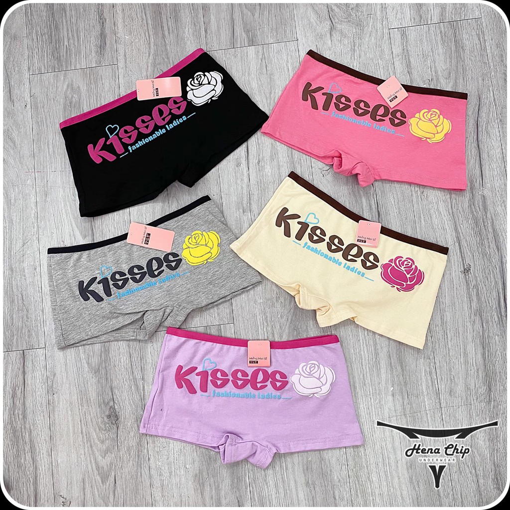 Quần Lót Boxer Nữ Kisses - Quần Lót Đùi Mặc Váy