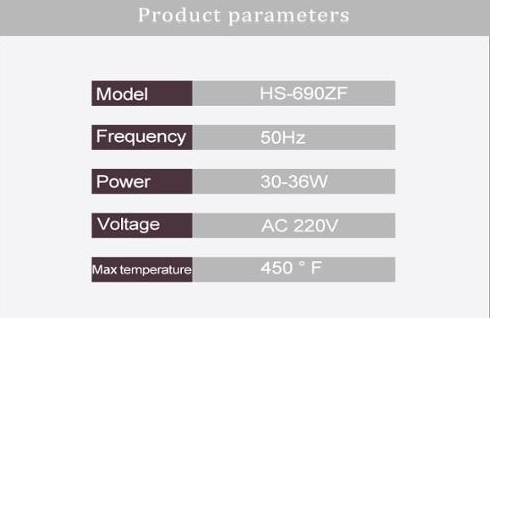 Máy Kẹp Kiêm Uốn Tóc Kemei HS-690ZF Có 2 Mức Nhiệt