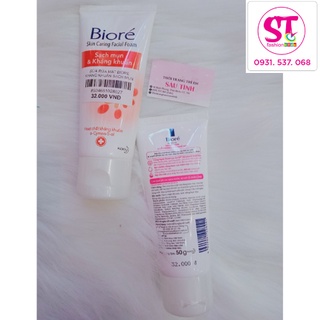 Sữa rửa mặt BIORE kháng khuẩn sạch mụn