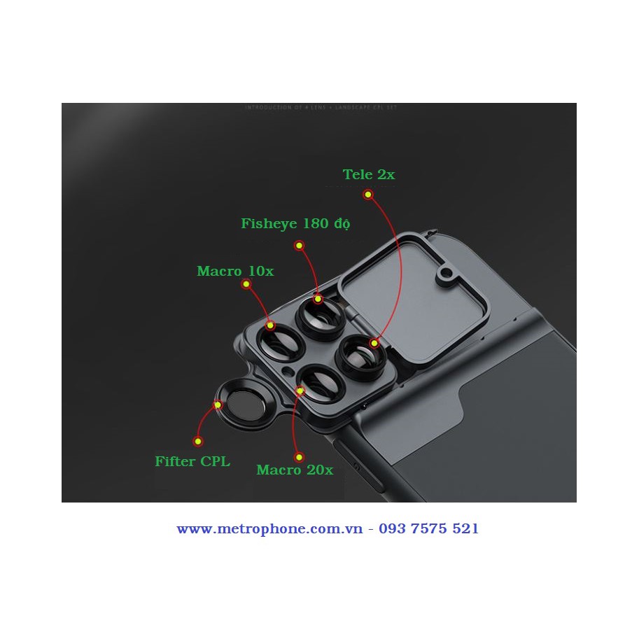 Ống kính chụp hình dành cho 11 Pro Max / 11 Pro / 11 chính hãng Pholes