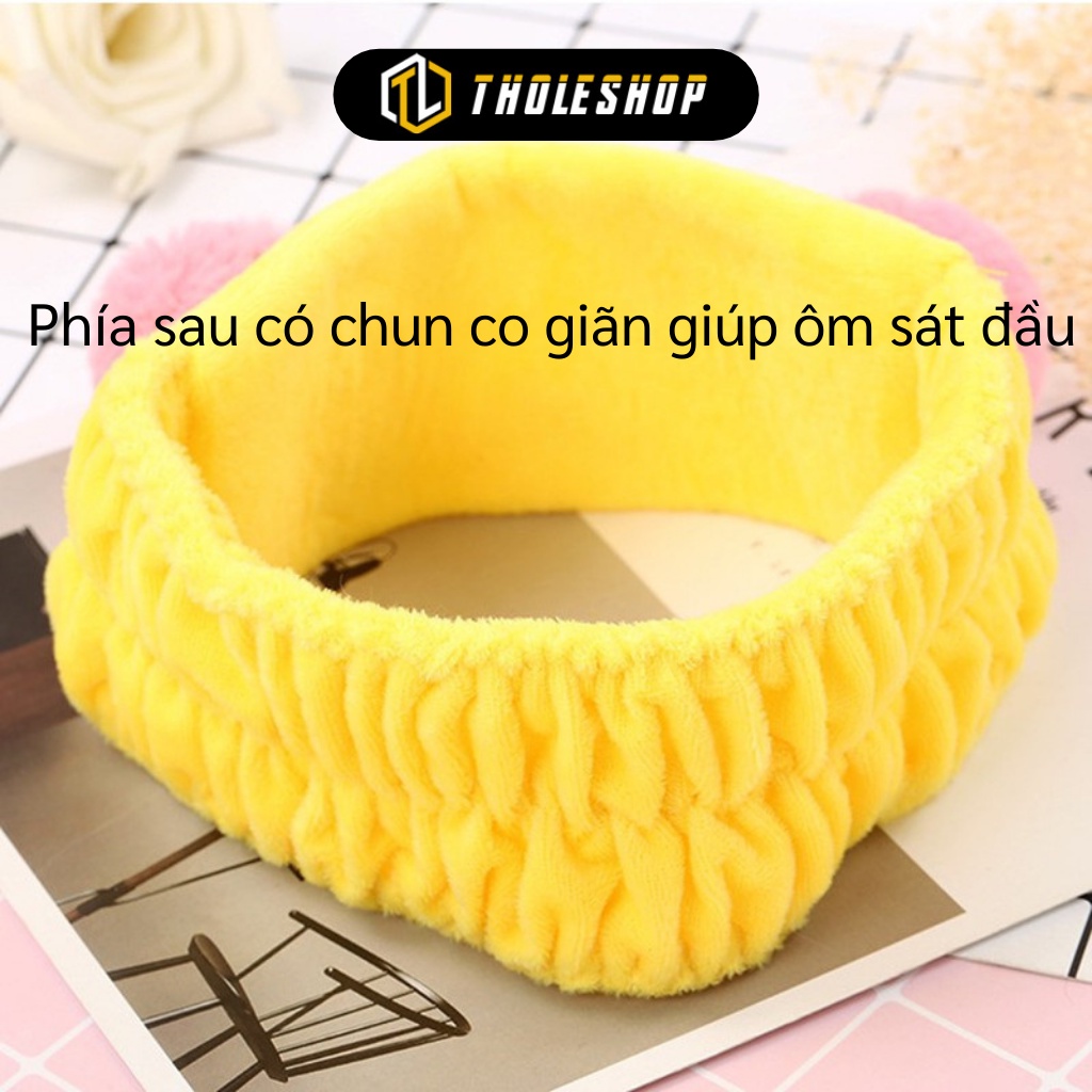 Băng Đô Rửa Mặt - Băng Đô Cài Tóc Hình Thú Phong Cách Hàn Quốc Unisex Trang Điểm 8548