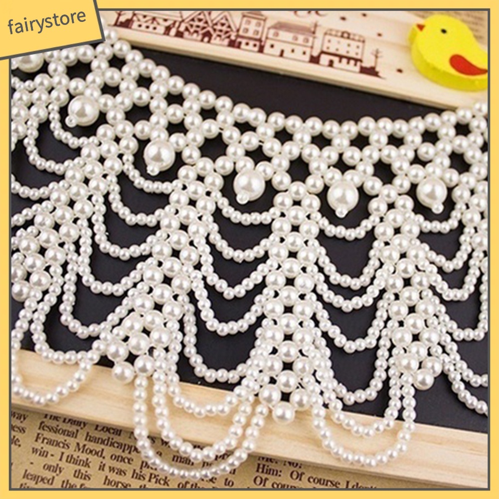 Vòng cổ statement ngọc trai giả thanh lịch cho nữ