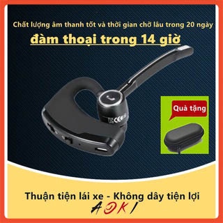 Tai nghe Bluetooth V8 pin trâu chống ướt chống ổn tặng kèm hộp đựng tai nghe