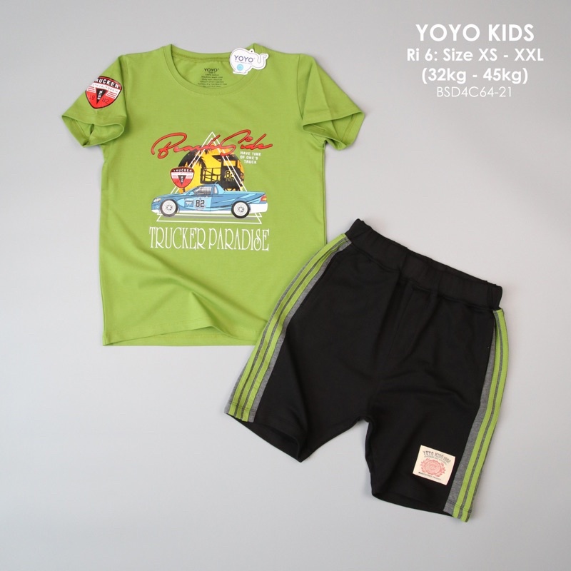 Bộ thun Yoyo bé trai Size đại.