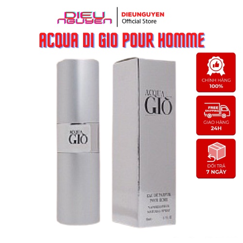Nước Hoa Nam Acqua Di Giò Pour Homme Chính Hãng Mini 20ml