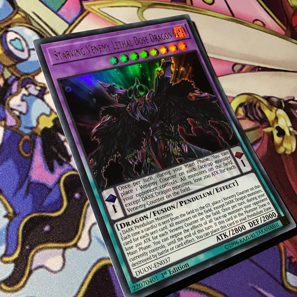 [EN][Thẻ Bài Yugioh Chính Hãng] Starving Venemy Lethal Dose Dragon