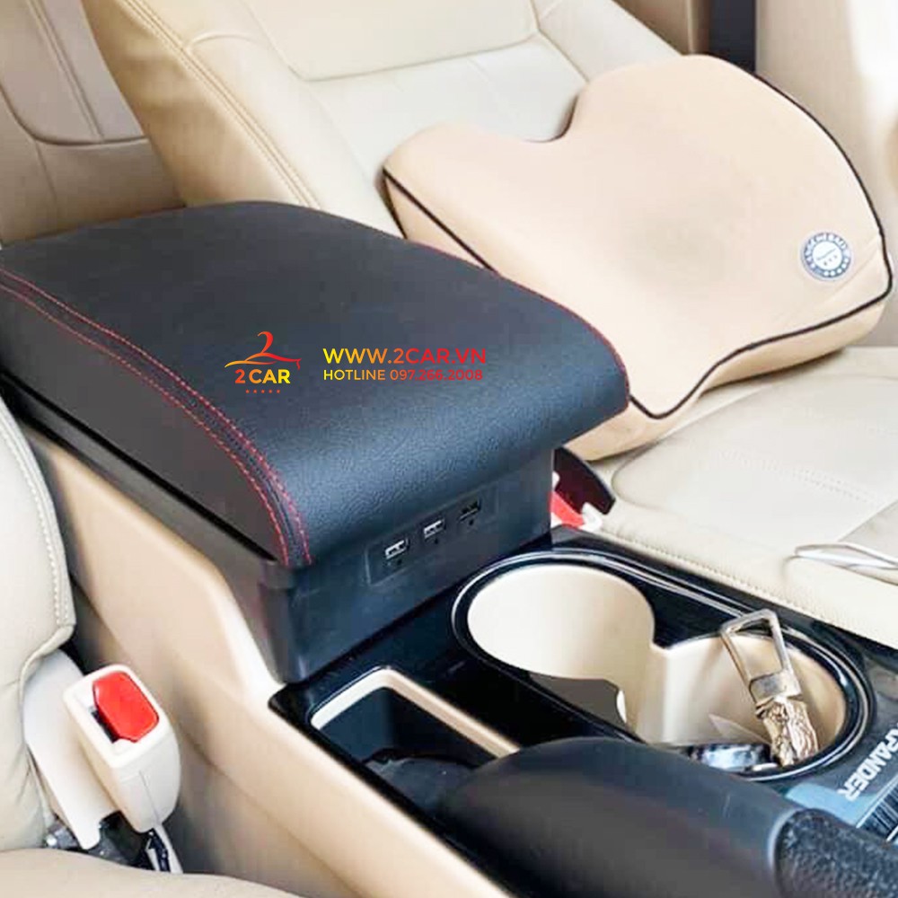 Hộp tỳ tay xe Mitsubishi Xpander 2019-2021 loại chân thấp