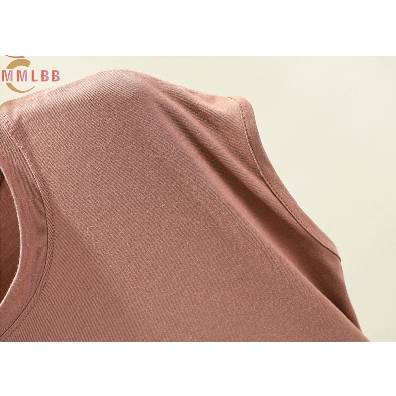 Áo Thun Ba Lỗ Cổ TròN MàU Trơn ThờI Trang MùA Hè 2023 Cho Nữ M-2XL