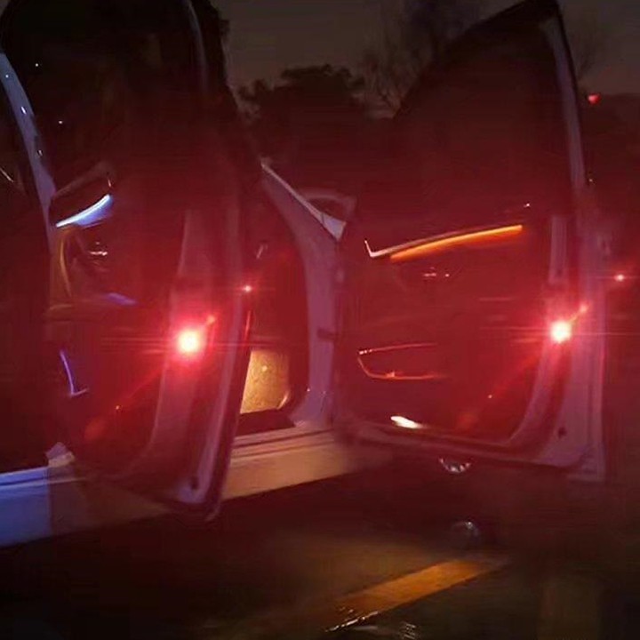 Bộ 4 đèn led nhấp nháy báo hiệu mở cửa xe ô tô, xe hơi - Đèn báo hiệu mở cửa xe tránh va chạm