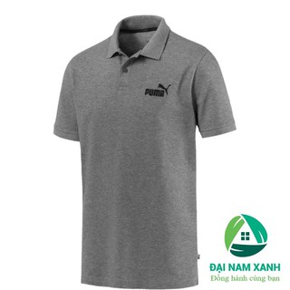Áo thun nam Puma Essential SS Polo (màu Grey) - Hàng size châu Âu
