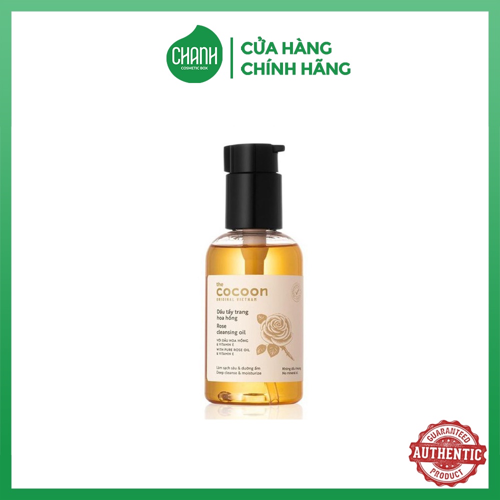 Dầu Tẩy Trang Cocoon Chiết Xuất Hoa Hồng 140ml