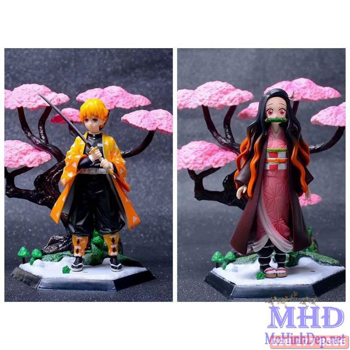 [MHĐ] Mô hình Figure Nezuko &amp; Agatsuma Zenitsu GK - Kimetsu no yaiba