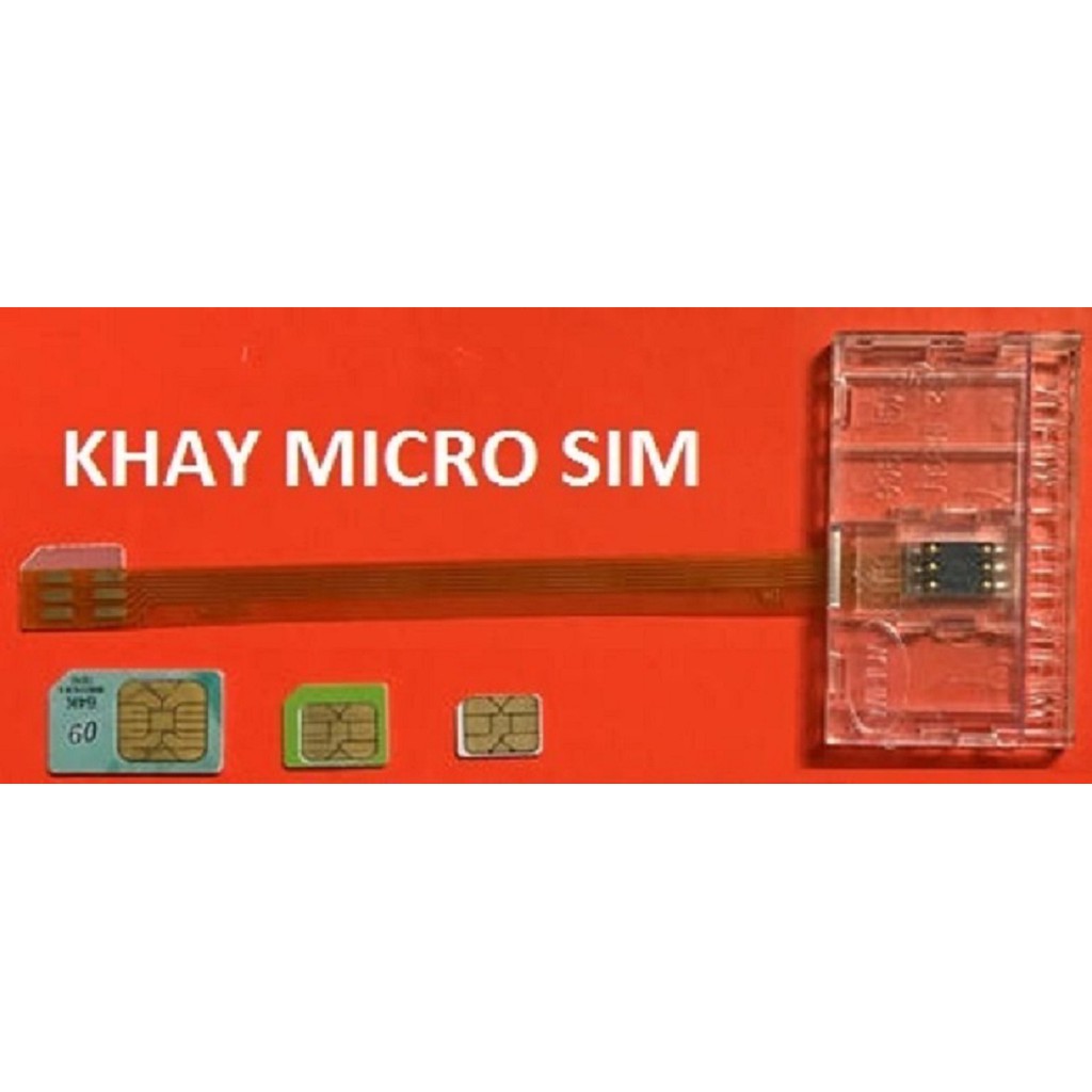 Khay Kích Sim SamSung Micro - Khay Kích SIM Iphone Nano - Chính Hãng Wihua - Đồ Kích Sim Gắn Ngoài Smartphone