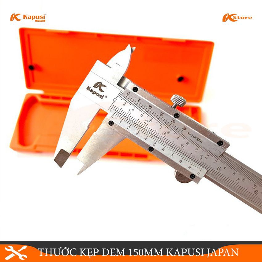 THƯỚC KẸP CƠ CAO CẤP 150MM KAPUSI JAPAN- THƯỚC CẶP TIÊU CHUẨN