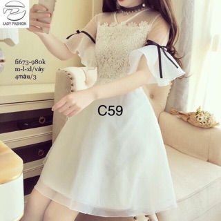 Đầm xoè tiểu thư